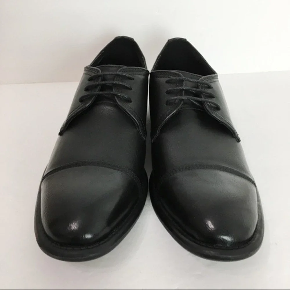 Kenneth Cole Unlisted Mens Size 8.5 House Rules Oxford‎ Black Dress Shoes
